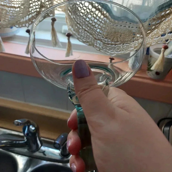 Pier 1 | Set of 3 Colorful Margarita Glasses - Picture 7 of 11